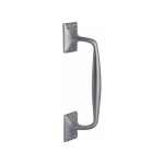 M Marcus Heritage Brass Cranked Design Face Fixing Pull Handle 253mm length